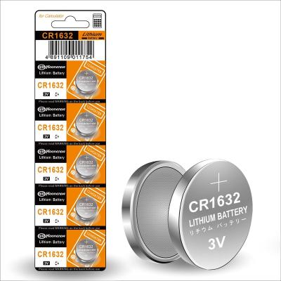 China CR1632 lithium manganese battery CR1632Hot sale household appliances in factory button battery car remote control battery for sale