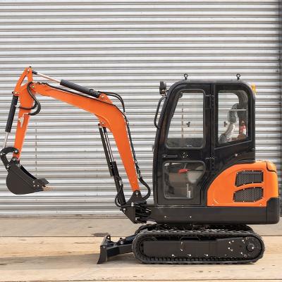 China Building Material Stores Mini Excavator 1 Ton Chinese Excavator Backhoe Excavator Loader Three Pump Hydraulic System for sale