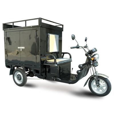 China Electric cargo food ice cream truck tricycle for cargo 1 ton with cabin solar panel 3 wheels dumper truck EEC for sale