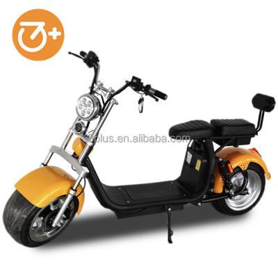 China CE 2 seat electric scooter 2000w citycoco new style fat tire off road motorcycle adult electric scooter 18x10inch for sale