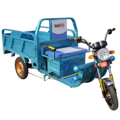 China Transport Cargo Safety 3 Three Wheels 60V 1000w Motorized Electric Cargo Tricycle For Adult for sale