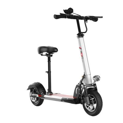 China Strong Exquisite 2 Wheel Electric Moped Scooter For Adults Aircraft Grade Alloy 54V 4AH Motor Aluminum 350W*2 Double Power for sale