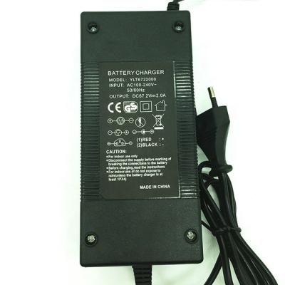 China Standard battery citycoco 60v 2A lithium ion battery charger for electric scooter for sale