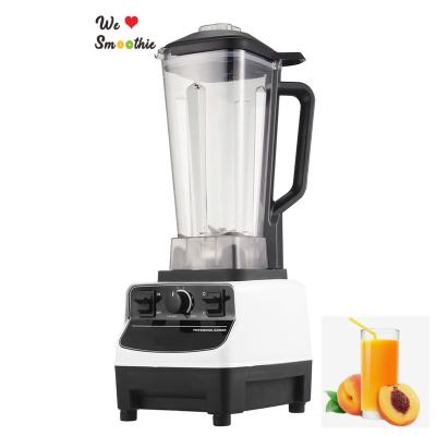 China Ice Crushing 2 in 1 Big Commercial with 1300W 2L Commercial Smoothie Blender for sale