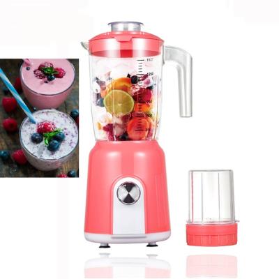 China Ice Crushing Hot Sale Home Use Blender 2 IN 1 Convenient Use Food Fruit Blender 1.5L Large Capacity Blender for sale