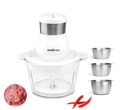 China Multifunctional Electric Food Processor Kitchen Mixer Electric Food Chopper 2L Commercial Chopper for sale