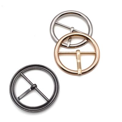 China Custom logo 35mm gold eco-friendly zinc alloy pin buckle for clothing accessories metal pin buckle for sale