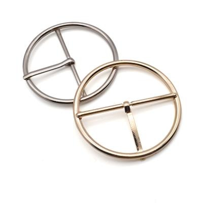 China Factory Direct Sale Eco-friendly American Round Stainless Steel Pin Metal Belt Buckle for sale