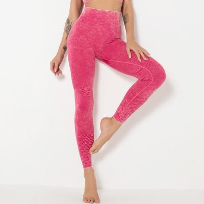 China New Arrival High Waist Move Pants Breathable Lift Up Yoga Logo Sports Women Fitness Workout Gym Butt Seamless Custom Leggings Crack! crack! for sale