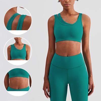 China High Quality Breathable High Quality Workout Running Fitness Gym Women's Seamless Yoga Sports Bra for sale