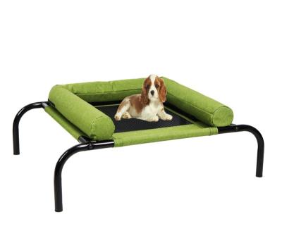 China Cooling Bolster Cooling Memory Washable Foam Sofa Mesh Pet Dog Bed Manufacturer China Pet Beds And Accessories Removable Cover Breathable for sale