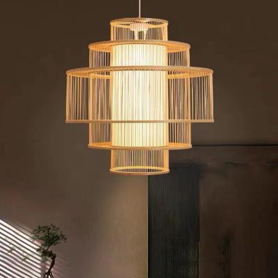 China New Chinese Style Chandelier Modern Zen Chinese Style Bamboo Chandelier for sale