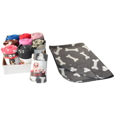 China Sustainable Wholesale Cheap Fleece Dog Blanket Digital Printed Warm Durable Pet Blanket for sale