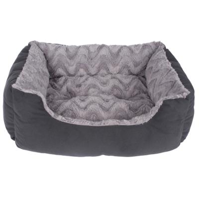 China Medium Large Sustainable Premium Custom Soft Suede Pvcashmere Mounted Style Dog Bed for sale