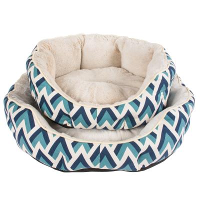 China Sustainable Medium Large Comfortable PP Cotton Luxury Dog Sofa Bed for sale