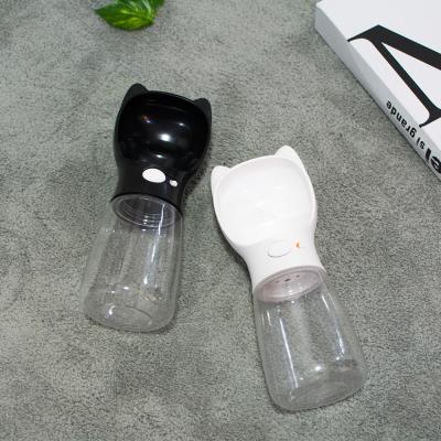 China Small Dog Portable Cat Water Bottle Feeder Viable Mineral Plastic Silicone Drinking Bowl Feeding Travel for sale