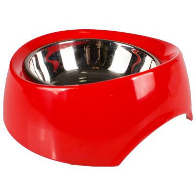 China Sustainable Wholesale Non-Slip Expanded Steel Melamine Dog Bowl for sale