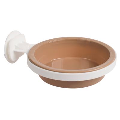 China Viable New Design Plastic Wall Mounted Dog Cat Bowl for sale