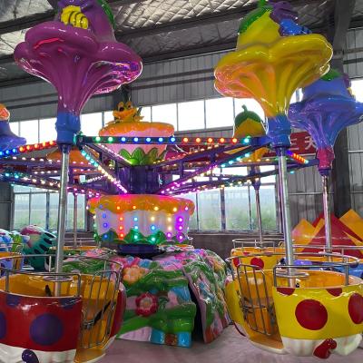 China New Metal Fairground Amusement Equipment Carnival Rides Kiddie Game Spinning Samba Balloon for sale