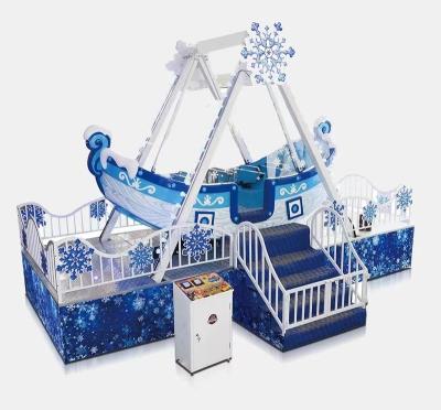 China Plastic Dream 12 Seat Mini Pirate Ship Scenic Spot Pirate Ship Amusement Equipment for sale