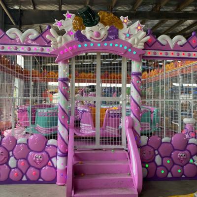 China Metal 2022 the latest model color jet ball car amusement equipment idyllic net red theme park for sale