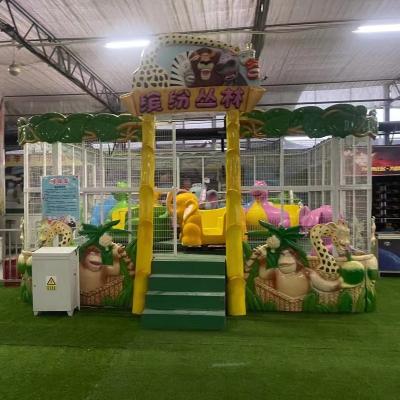 China 2022 hot sale metal track train joy throw ball kids hot product kids amusement ride mini electric cart for mall for sale