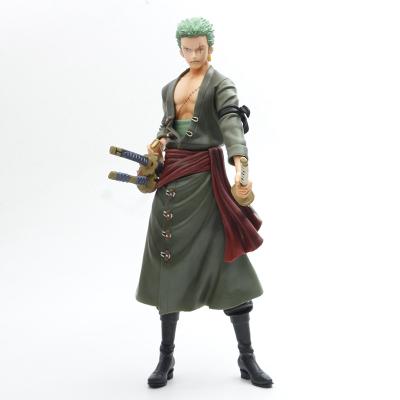 China One Piece Animal Action Figure Roronoa Zoro Anime Statue PVC Action Figure Collectible Model Toys Gift 28cm for sale