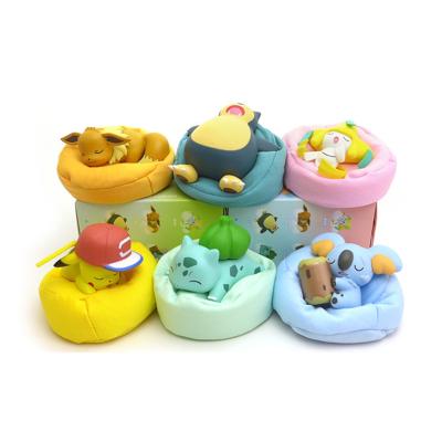 China Hot selling animal stock number boxed Pokemoned figure gift, spielzeuge, geschenkee box, squirtledee charmae ​​nder, pikachue, szenee for sale