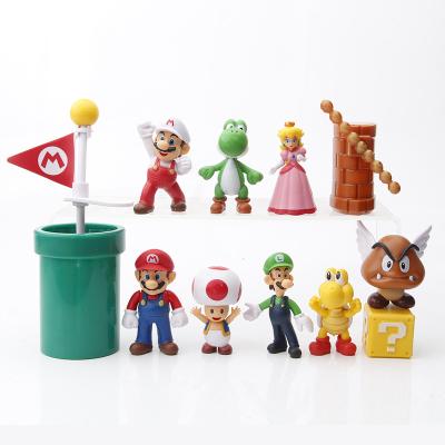 China 12pc/set New PVC Animal Action Figure 2022 Super Mario Bros Action Figure Toy for sale