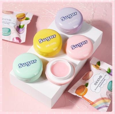 China Private Label Beautiful Donut Cup Free Sample Gift Organic Moisturizer Moisturizer Lip Balm Sugar Lip Balm for sale