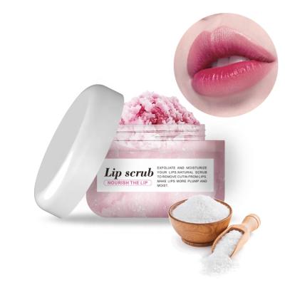 China Wholesale OEM Private Label Moisturizer Vegan Lip Care Exfoliator Natural Strawberry Rose Sugars Organic Lip Moisturizer Scrub for sale