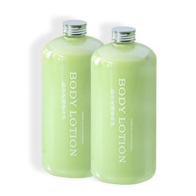 China Brightening Illuminating Smooth Moisturizing Green Tea Scent Whitening Skin Care Body Lotion for sale