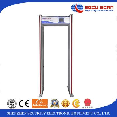 China 24 Zones Walk Through Metal Detector With LED Alarm Light / Full Body Metal Detectors for sale