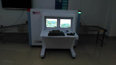 China Dual View X-Ray Baggage Inspection System AT6550D Baggage X Ray Machine For Airports for sale