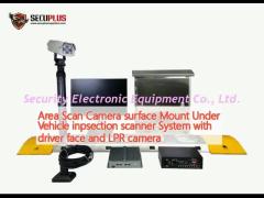 Area Scan Camera surface Mount Under Vehicle inpsection scanner System