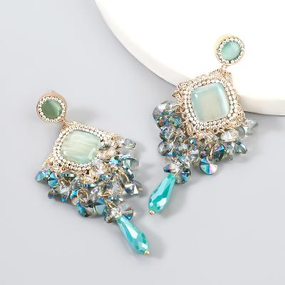 China Fashion Statement Trending News CLASSIC Accessories Acrylic Jewelry Resin Dangle Women's Earrings for sale