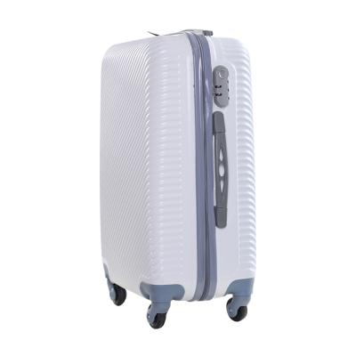 China Factory price  white hard shell luggage suitcases sets 3 pcs for sale