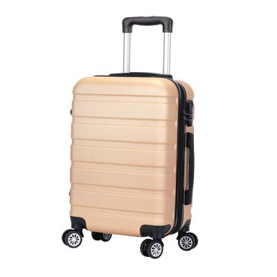 China Factory wholesale OEM ODM custom 4 wheels trolley travel luggage set for sale