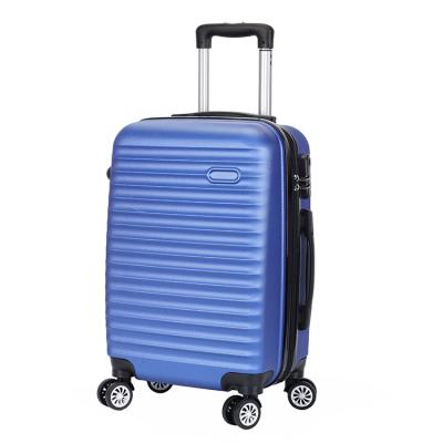 China Hot sale simple design travel ABS carry-on suitcases travelling luggage sets for sale