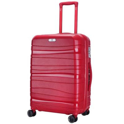 China Wholesale Price new 3pcs trolley case 100% Polypropylene PP Suitcase 20