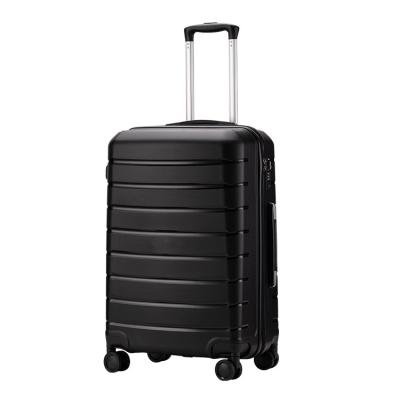 China Wholesale High Quality Travel Trolley Bag Hard Case Pilot PP Hardside Luggage Te koop