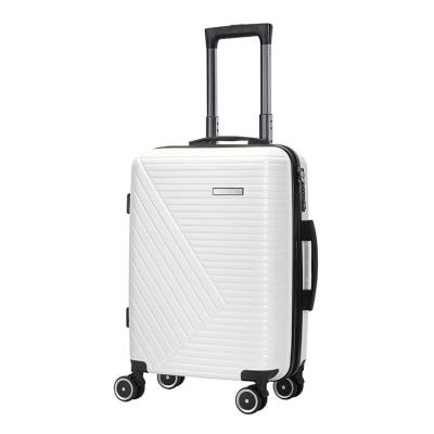 China New Popular Suitcase 4 Wheels 20 inches 24 inches 28 inches Three Pcs Sets PP Trolley Luggages Te koop