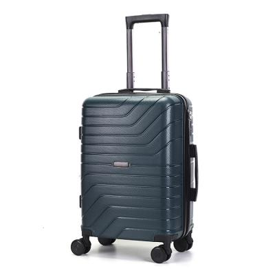 中国 High quality wholesale 360 degree carry pp trolley luggage suitcase sets 販売のため