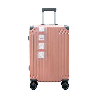 China Custom Aluminum Suitcase sets trolley travel bag luggage 20/24/28 size luggage suitcase for sale