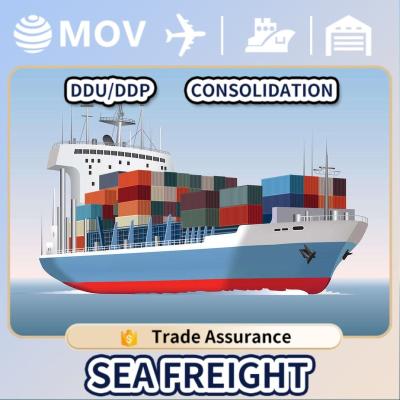 China Cheap FBA Amazon Sea Freight Service DDP Professional Sea Freight Forwarder Door To Door Shipping To Canada UAE USA Door To Door for sale