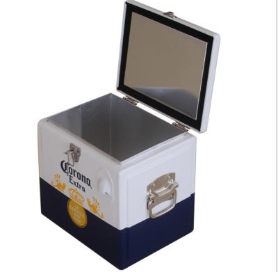 China Viable Personal Metal Corona Extra Retro Beer Cooler Cool Box for sale