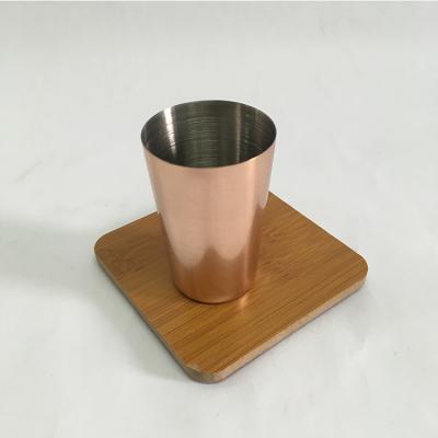 China Custom Viable Stainless Steel Drinking Glass Shot Glass for sale