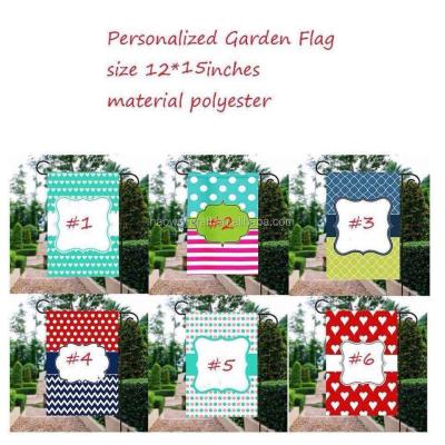 China Customized Wholesale Personalized Monogrammed Outdoor Garden Flag Easter Hanging Flags for sale