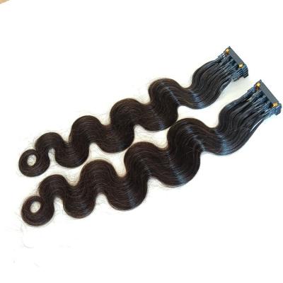 China Body Wave Best Selling 6d Hair 2nd Generation Virgin Remy Human Hair Extensions Cuticle Grade 11a , 2 Generation 6d Hair for sale