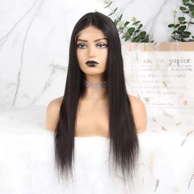 China Factory wholesale new products silky straight wig Brazilian hair t shape lace wig,straight t piece lace wig hair online for sale